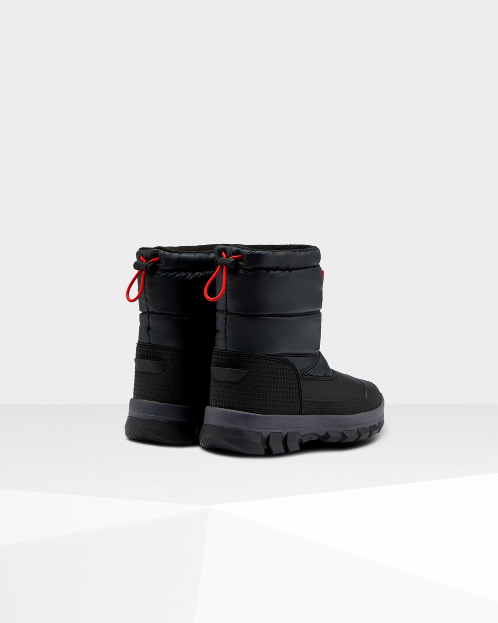Botas De Neve Hunter Feminina Pretas - Original Insulated Short - 19XEYTKMQ